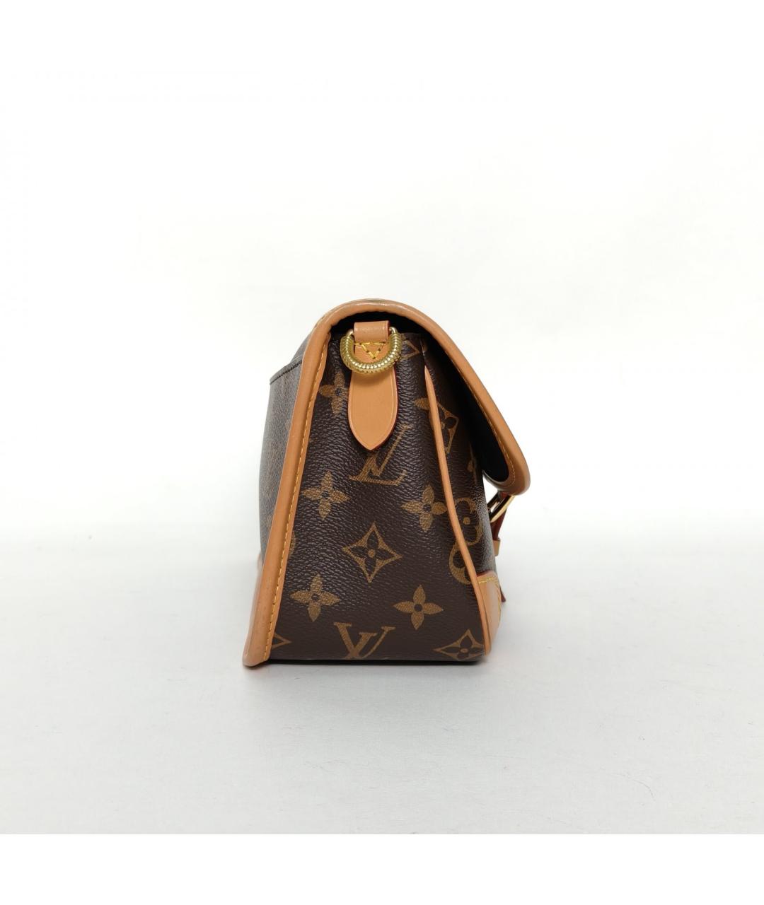 LOUIS VUITTON Коричневая сумка через плечо, фото 3