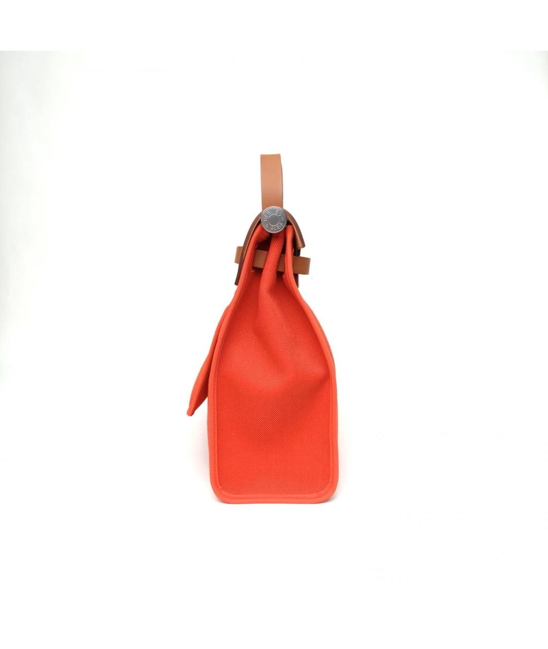 HERMES Красная тканевая сумка через плечо, фото 6
