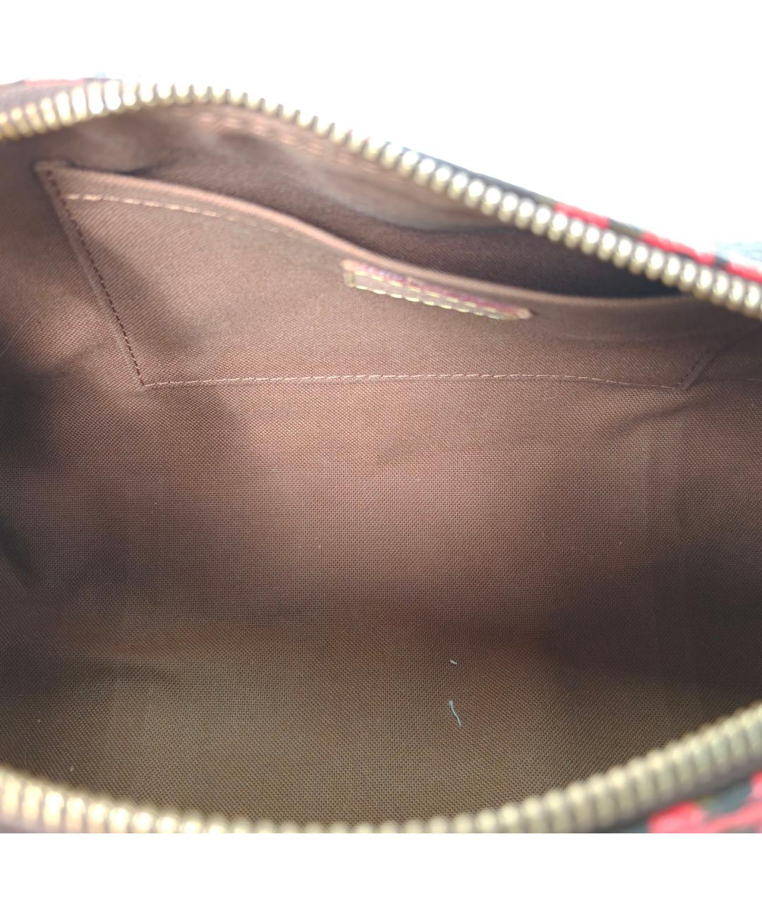 LOUIS VUITTON Красная сумка через плечо, фото 8