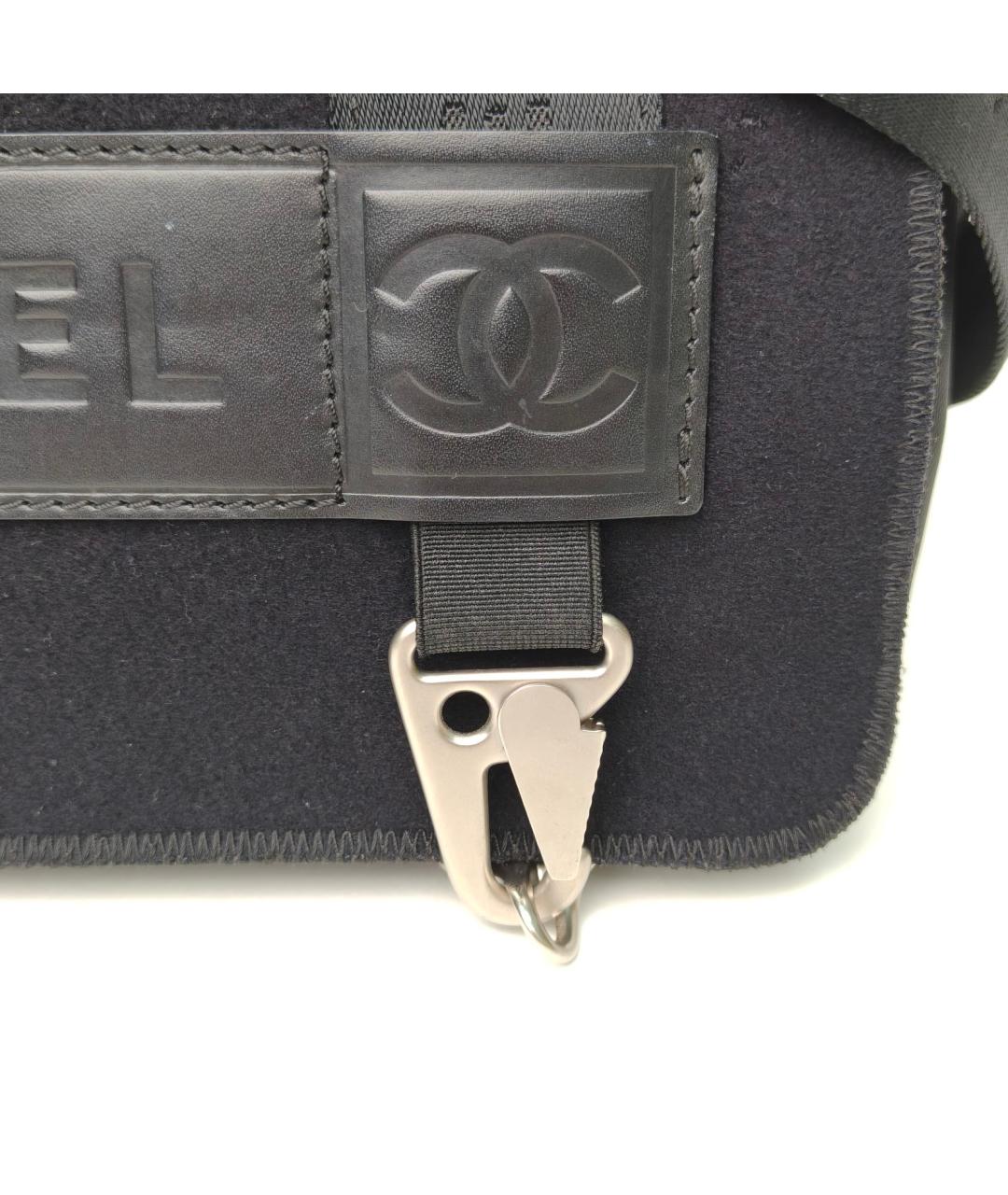 CHANEL Черная сумка через плечо, фото 8