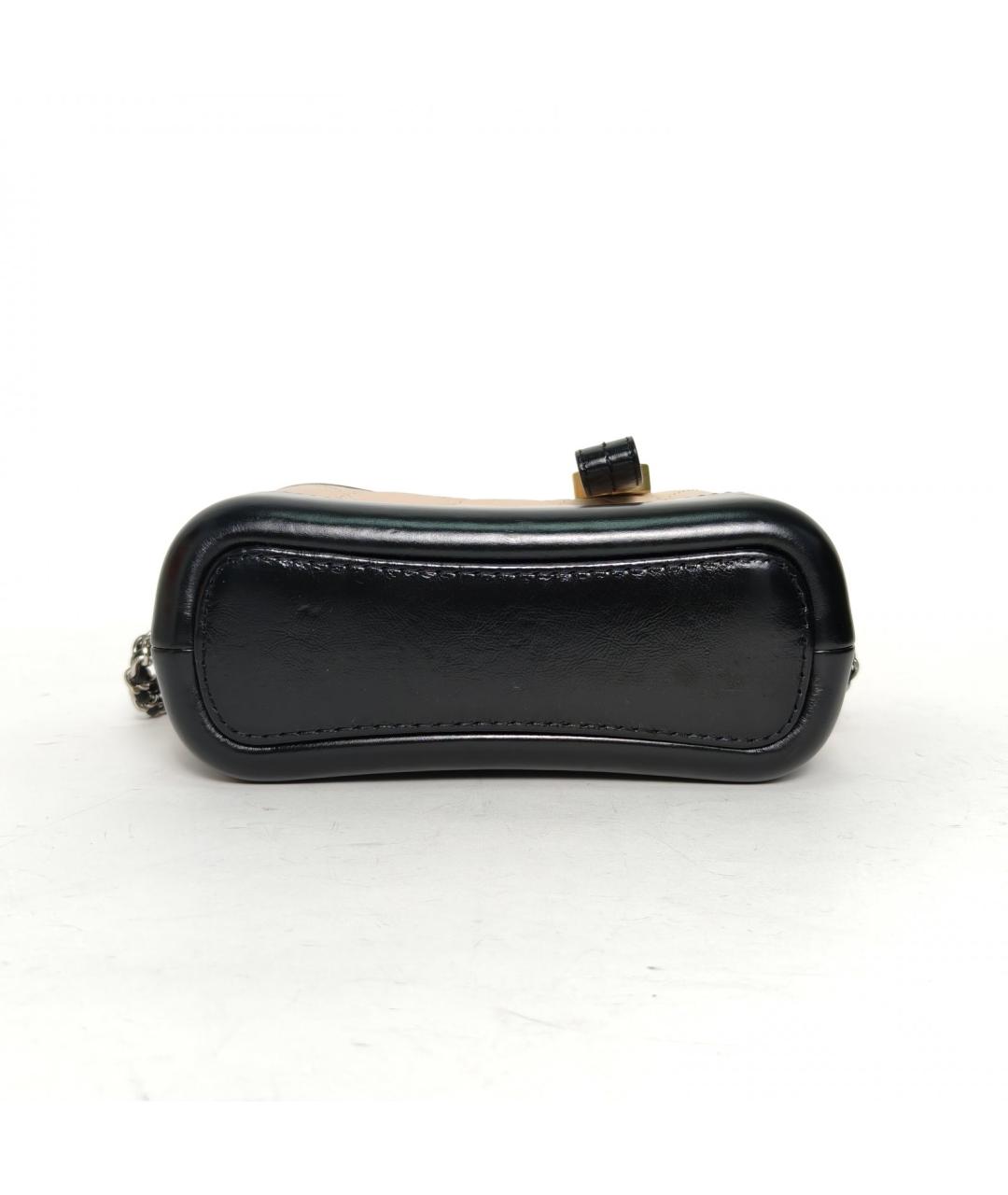 CHANEL Бежевая кожаная сумка через плечо, фото 6