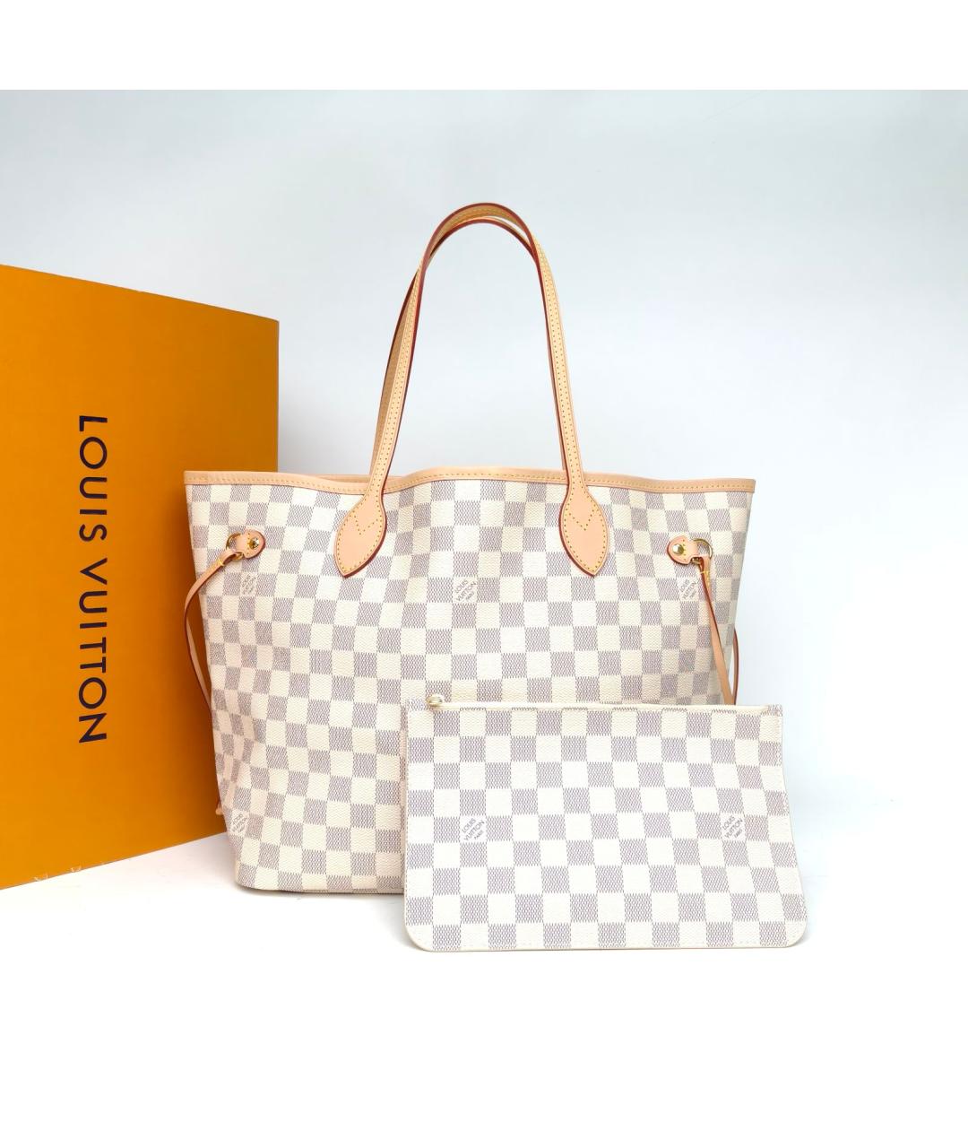 LOUIS VUITTON Белая сумка тоут, фото 8