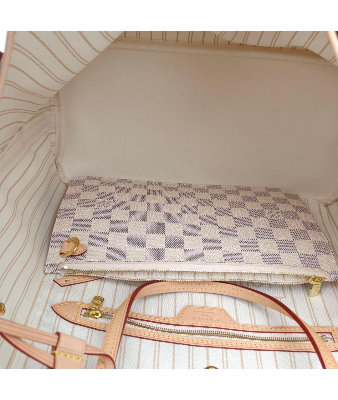 LOUIS VUITTON Белая сумка тоут, фото 7