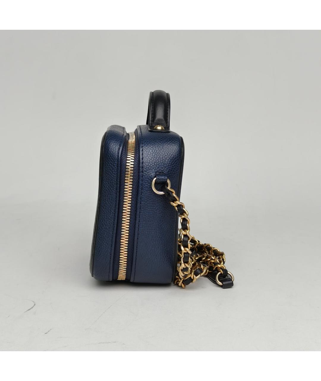 CHANEL Темно-синяя сумка через плечо, фото 2