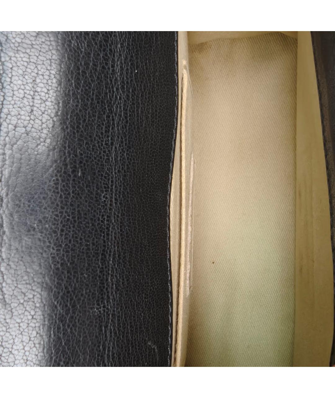 CHANEL Черная кожаная сумка через плечо, фото 8