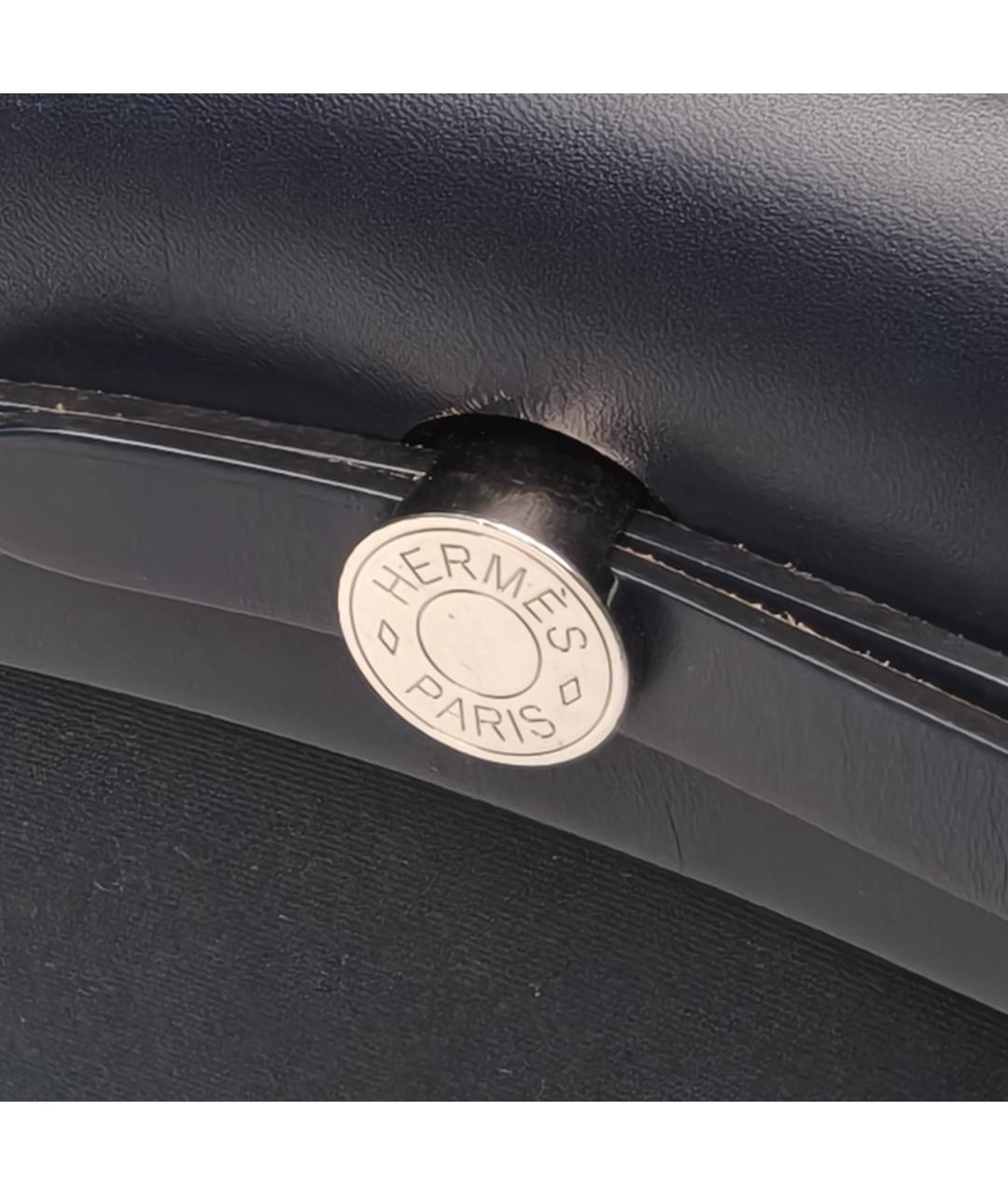 HERMES Зеленая тканевая сумка через плечо, фото 8