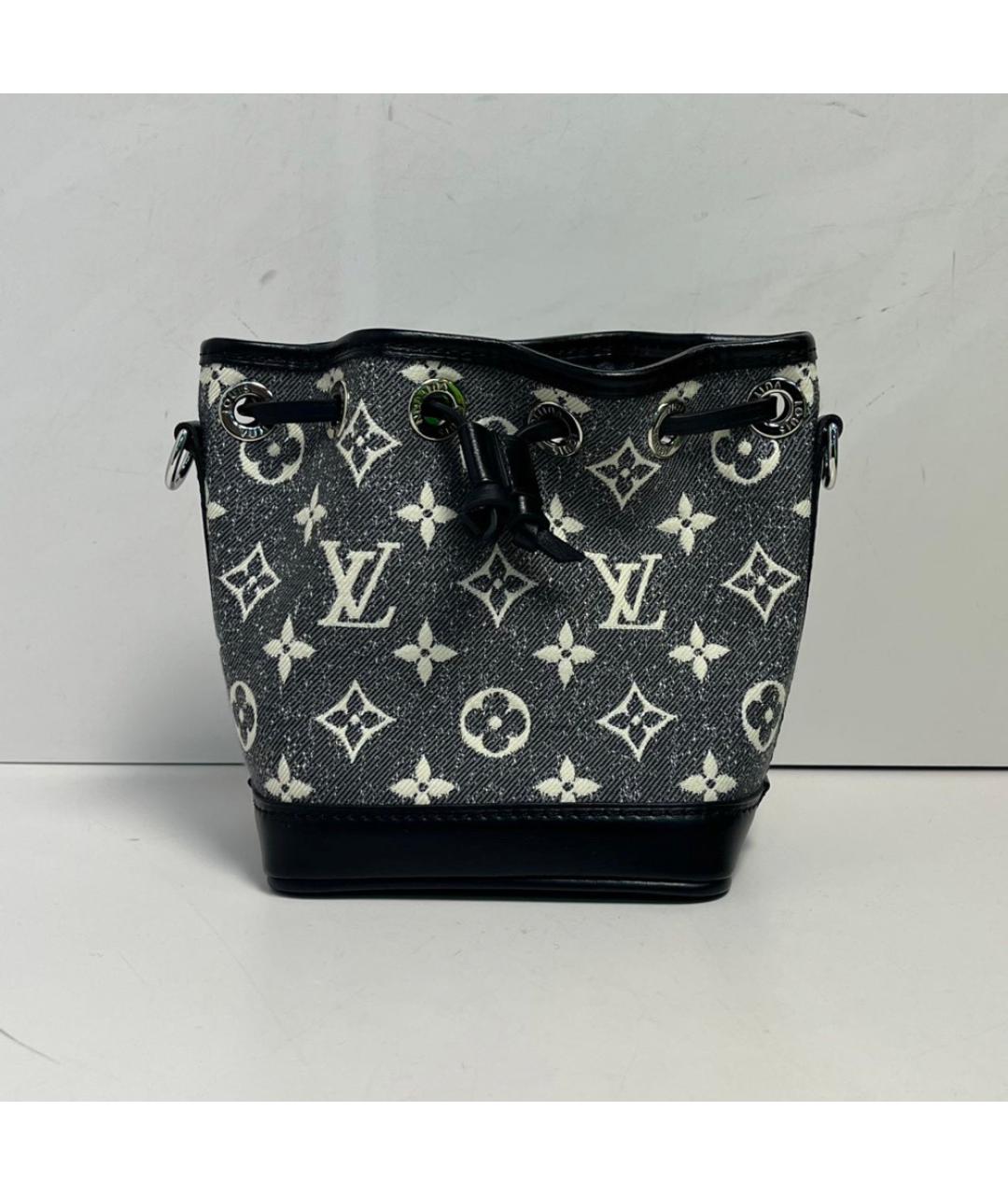 LOUIS VUITTON Серая деним сумка через плечо, фото 9