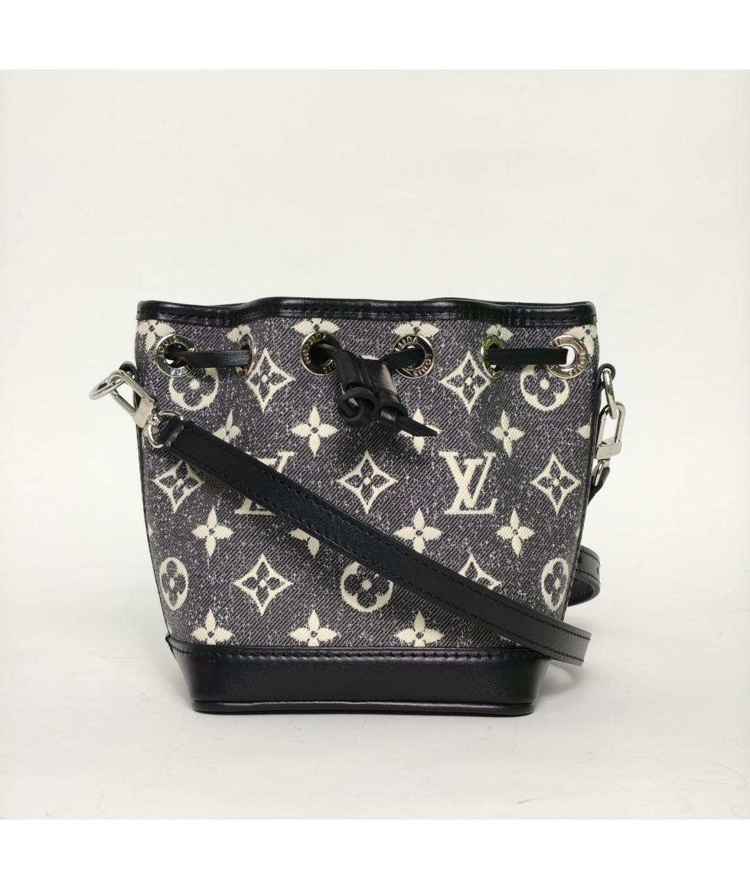 LOUIS VUITTON Серая деним сумка через плечо, фото 2