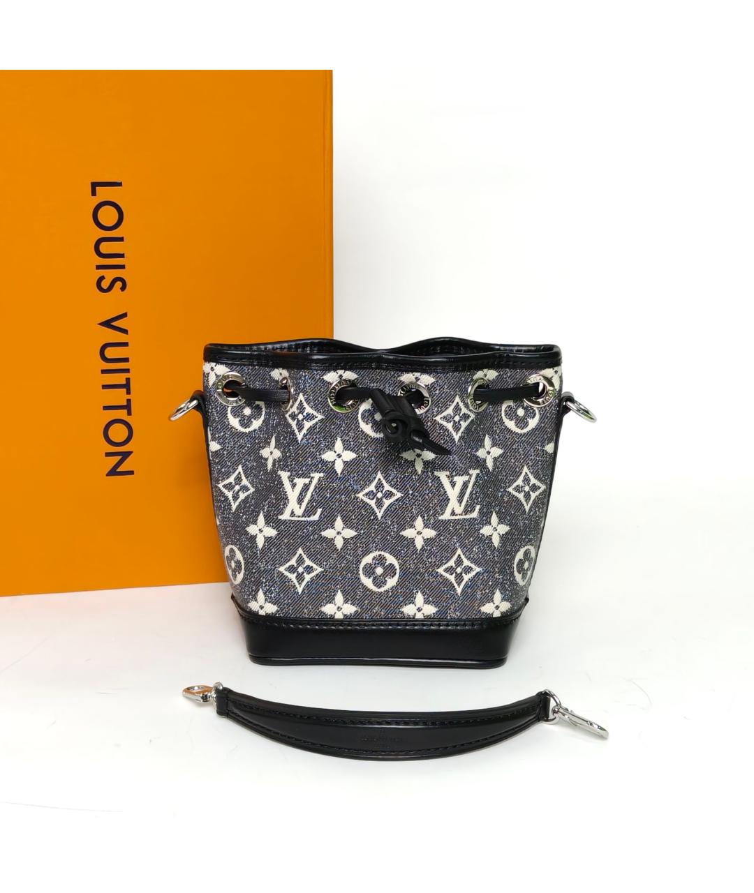 LOUIS VUITTON Серая деним сумка через плечо, фото 8