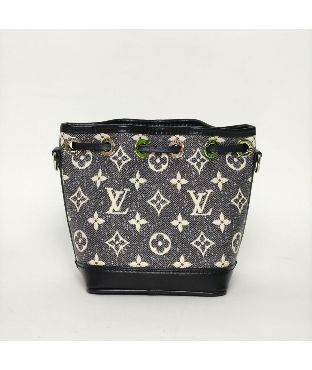 LOUIS VUITTON Серая деним сумка через плечо, фото 4