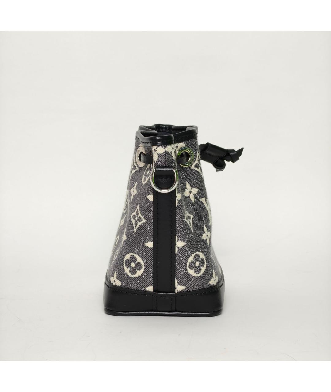 LOUIS VUITTON Серая деним сумка через плечо, фото 3