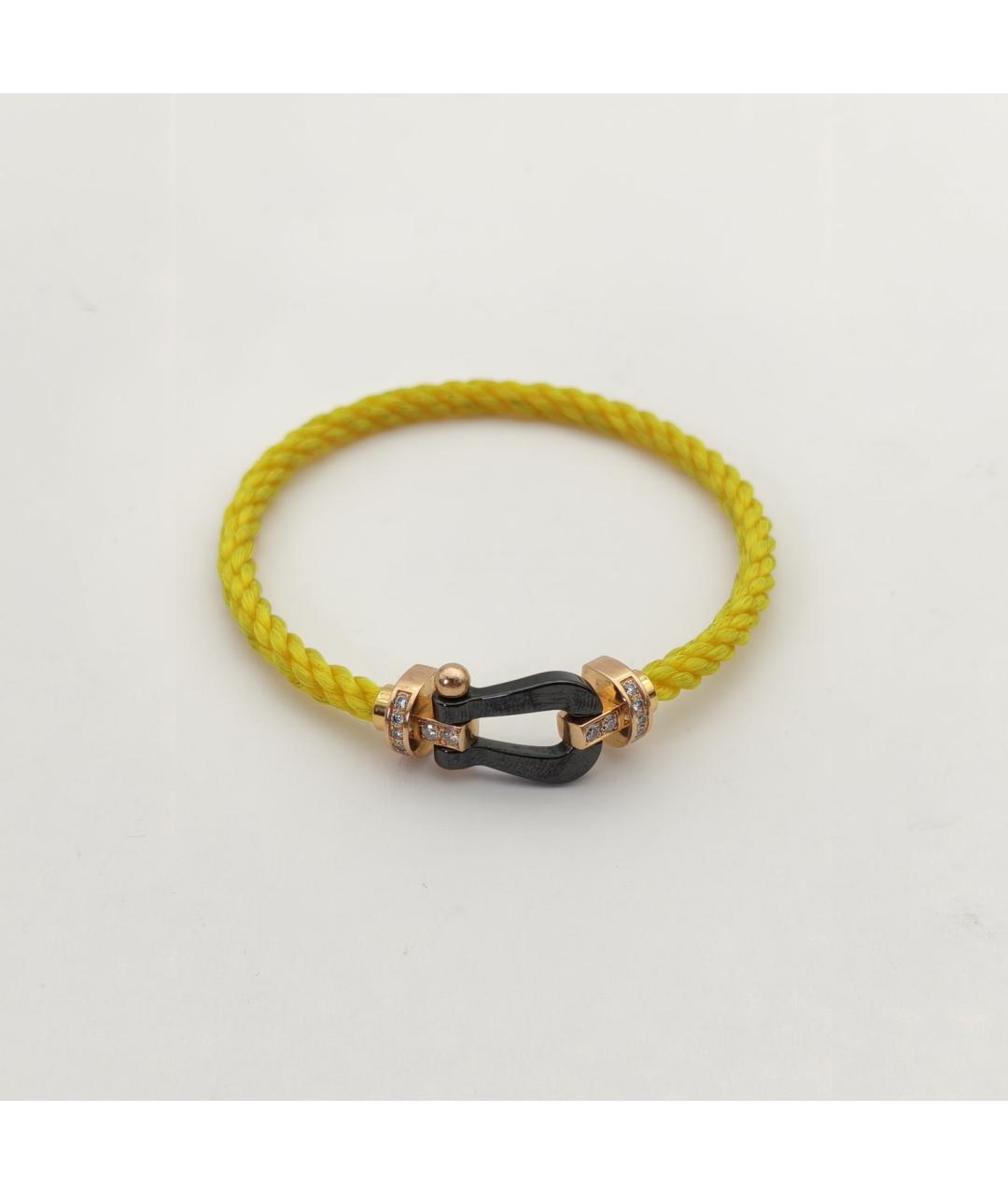 FRED Желтый браслет из розового золота, фото 2