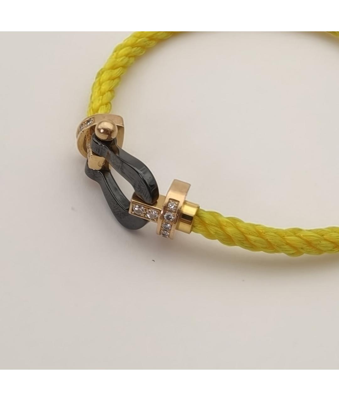 FRED Желтый браслет из розового золота, фото 5