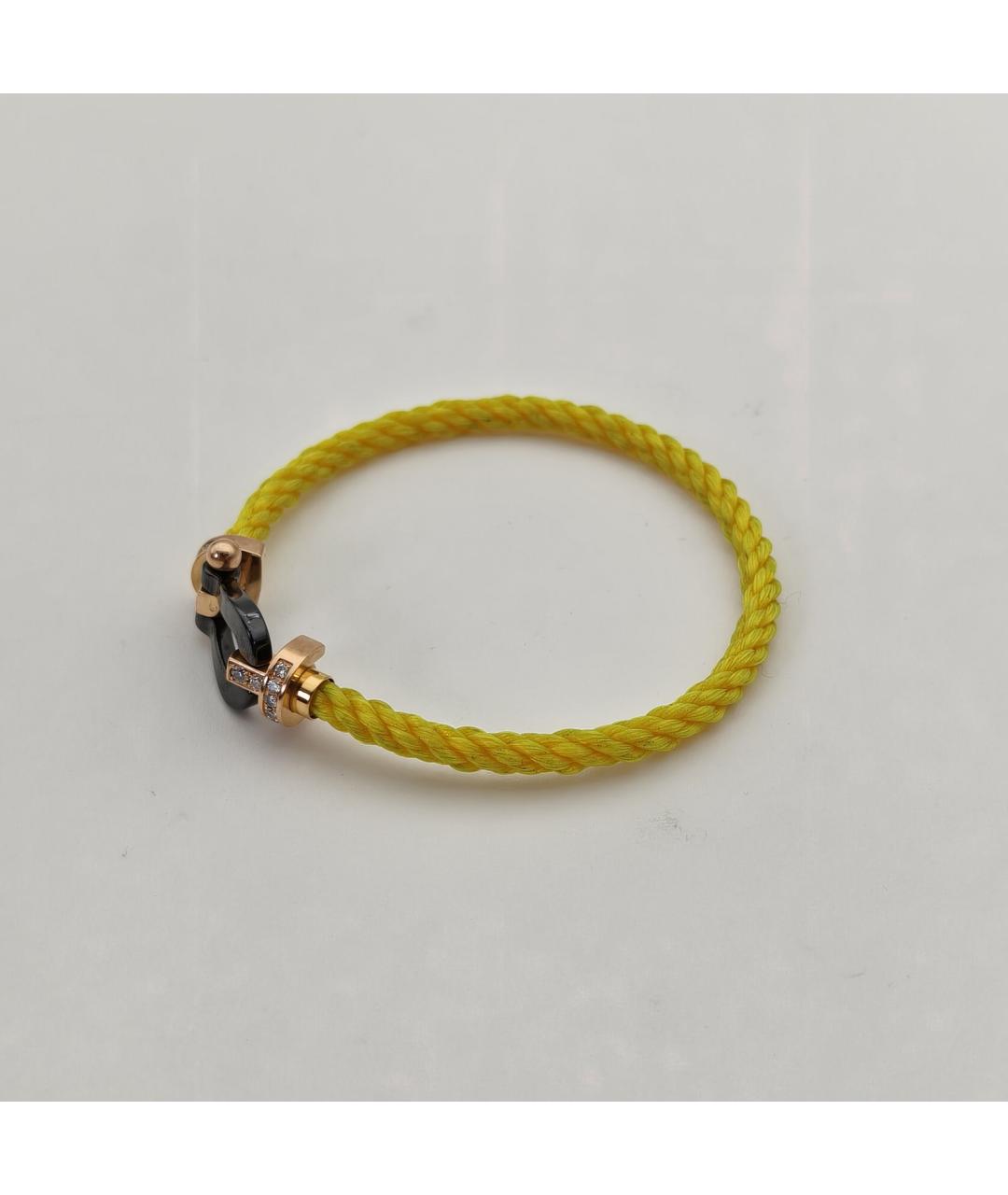 FRED Желтый браслет из розового золота, фото 3