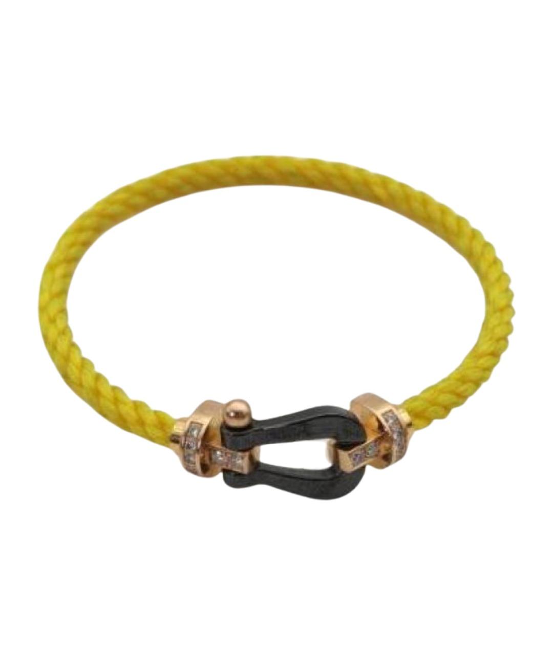 FRED Желтый браслет из розового золота, фото 1