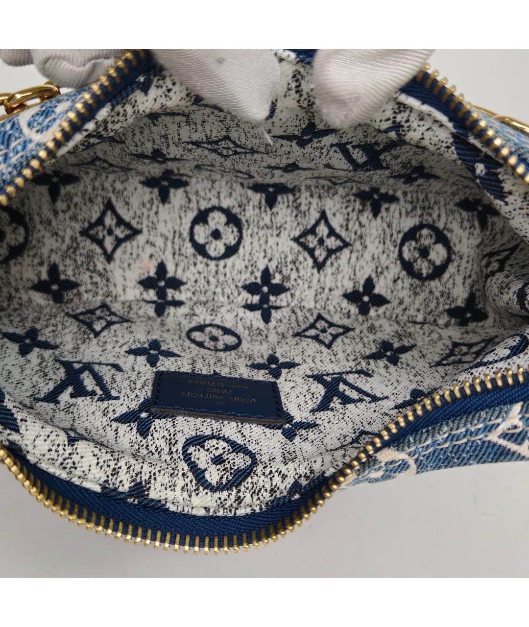 LOUIS VUITTON Темно-синяя сумка через плечо, фото 7