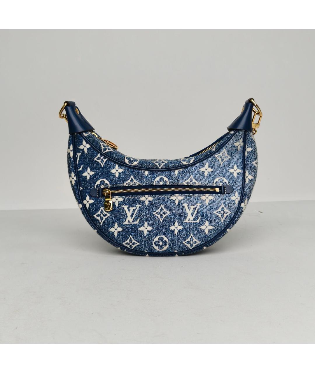 LOUIS VUITTON Темно-синяя сумка через плечо, фото 4