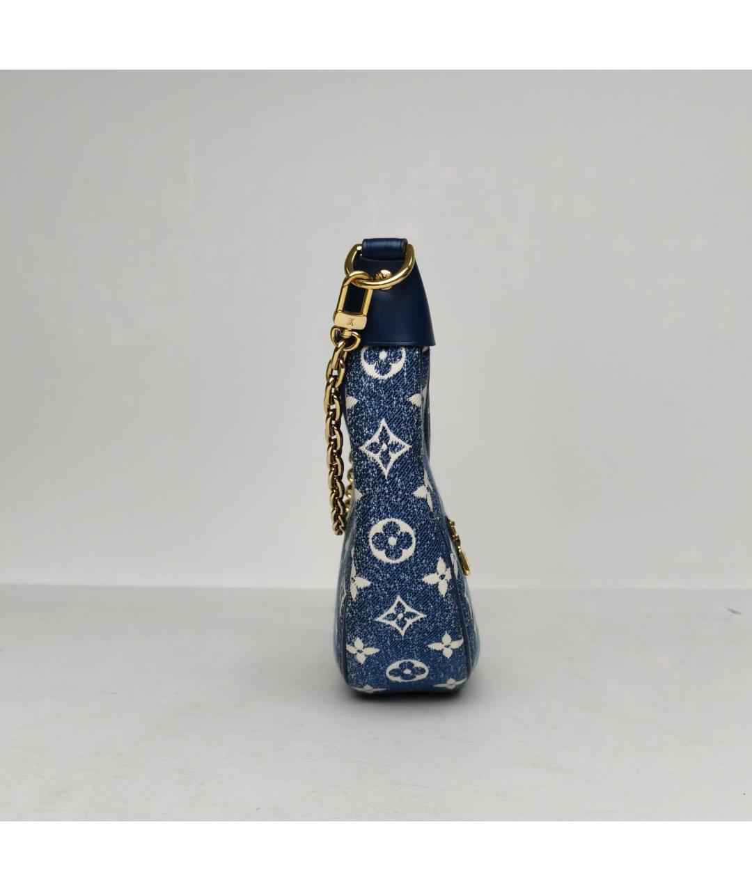 LOUIS VUITTON Темно-синяя сумка через плечо, фото 3