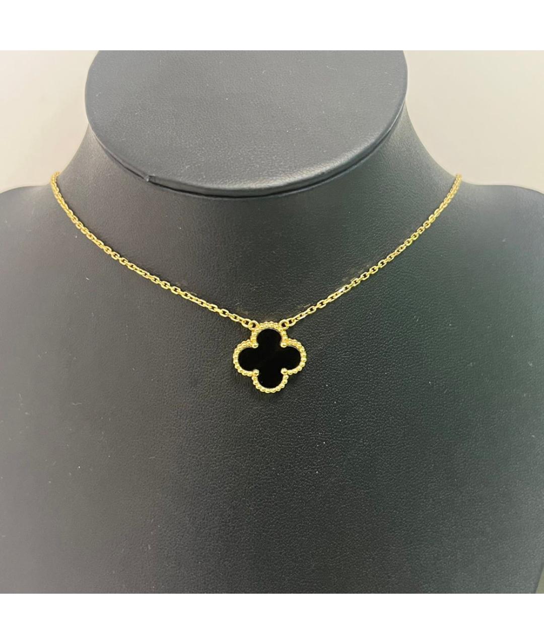 VAN CLEEF & ARPELS Черное колье из желтого золота, фото 7