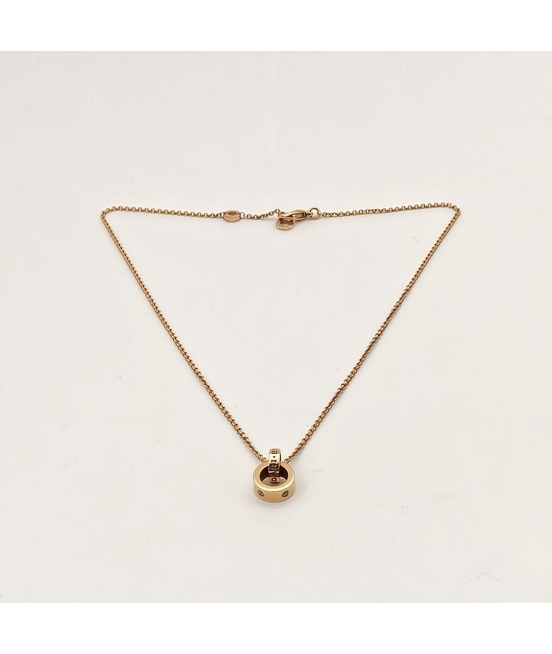 BVLGARI Золотая подвеска из розового золота, фото 7