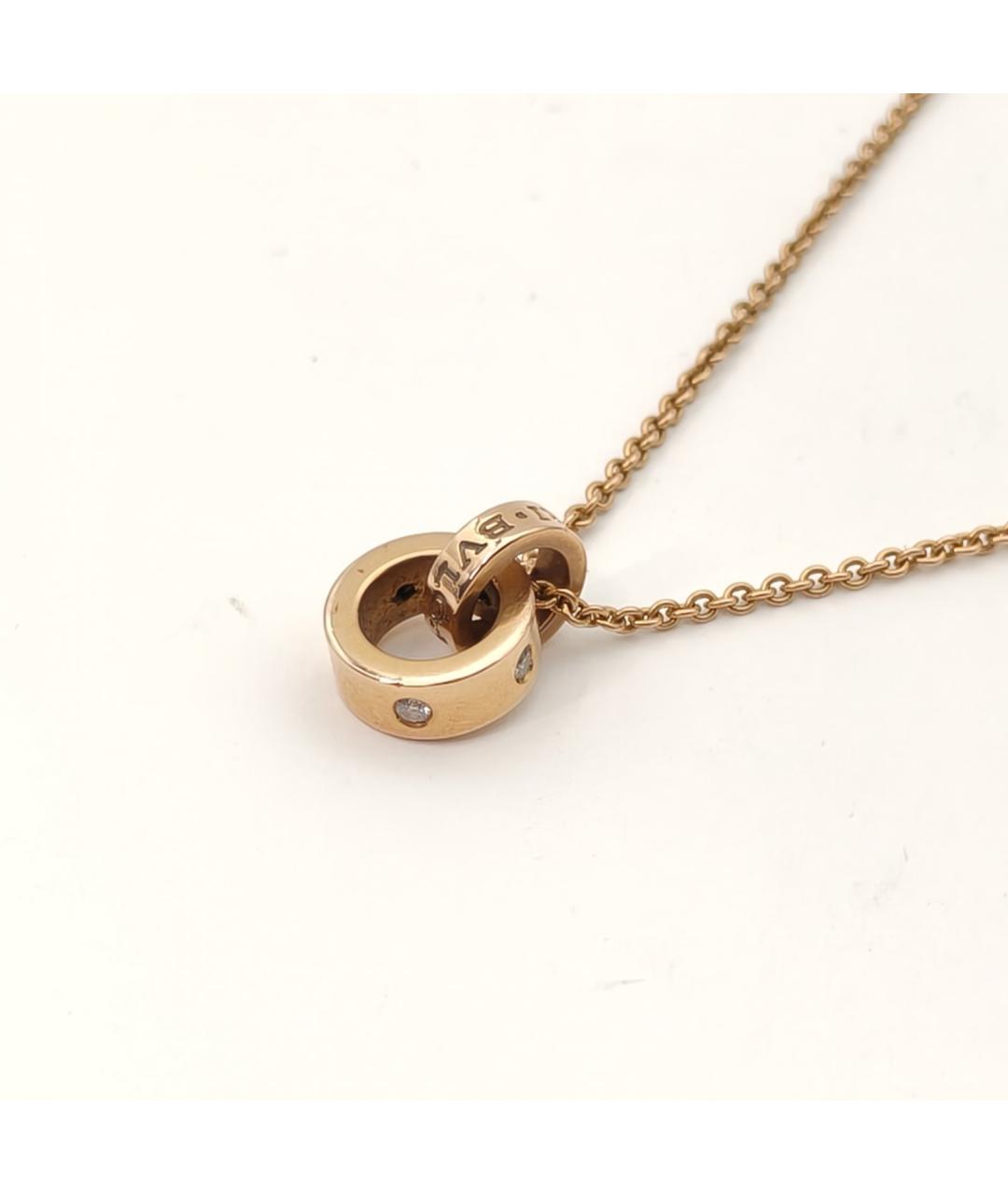 BVLGARI Золотая подвеска из розового золота, фото 4