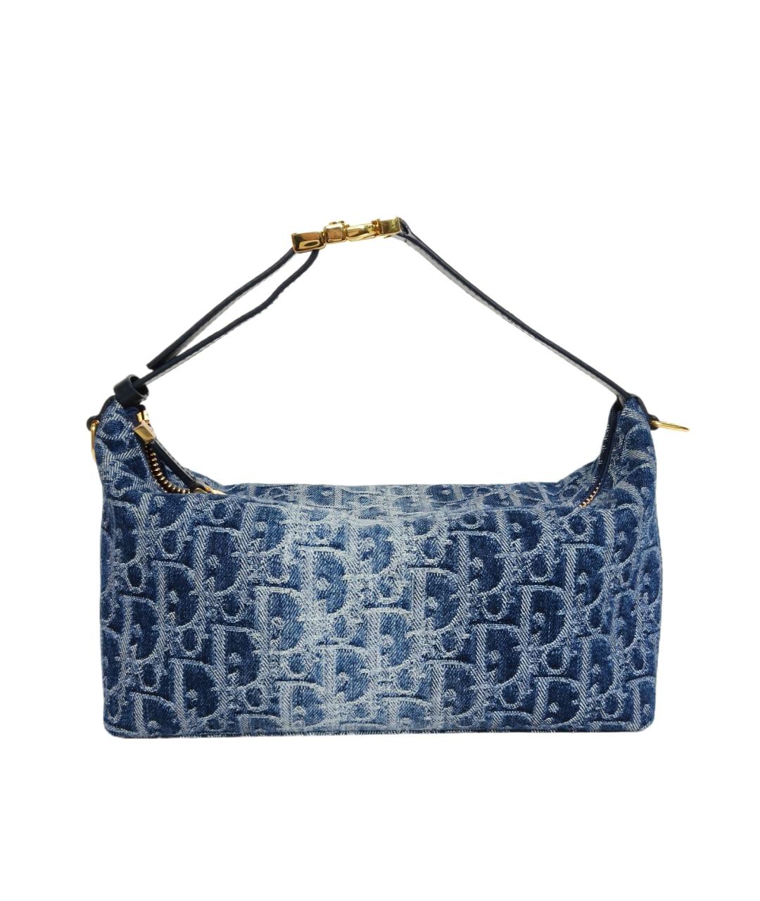 CHRISTIAN DIOR Синяя сумка через плечо, фото 1