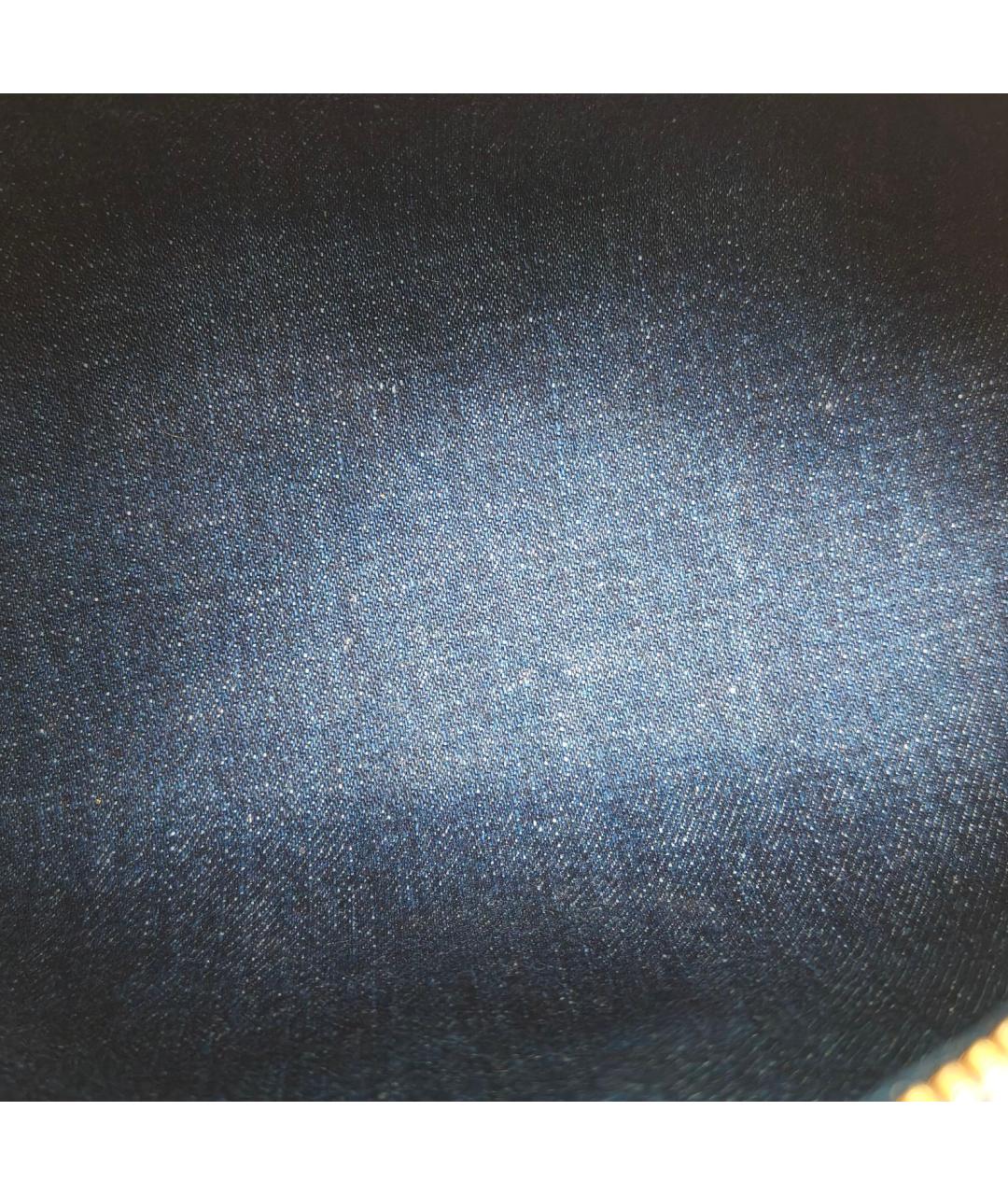 CHRISTIAN DIOR Синяя сумка через плечо, фото 7