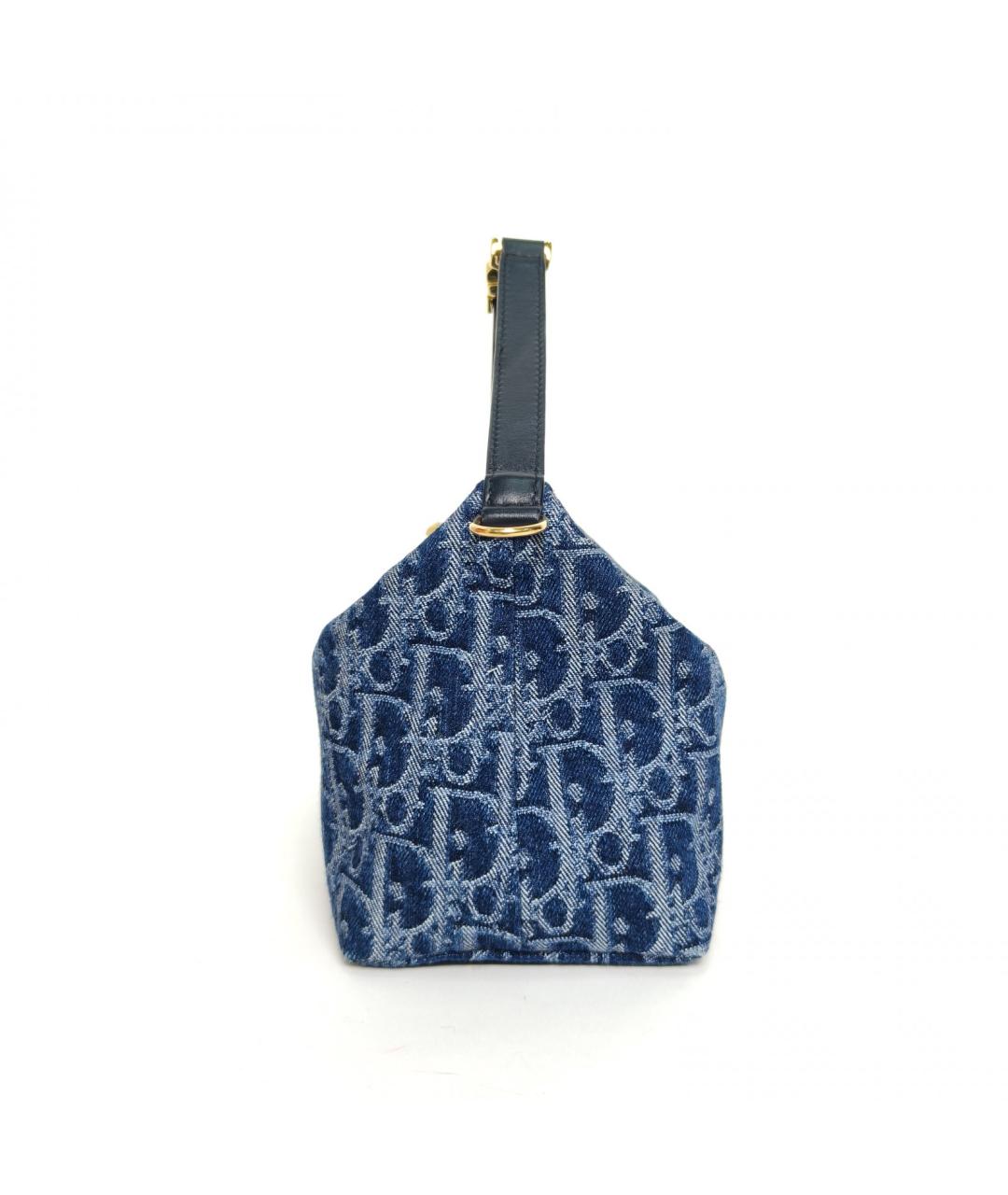 CHRISTIAN DIOR Синяя сумка через плечо, фото 3