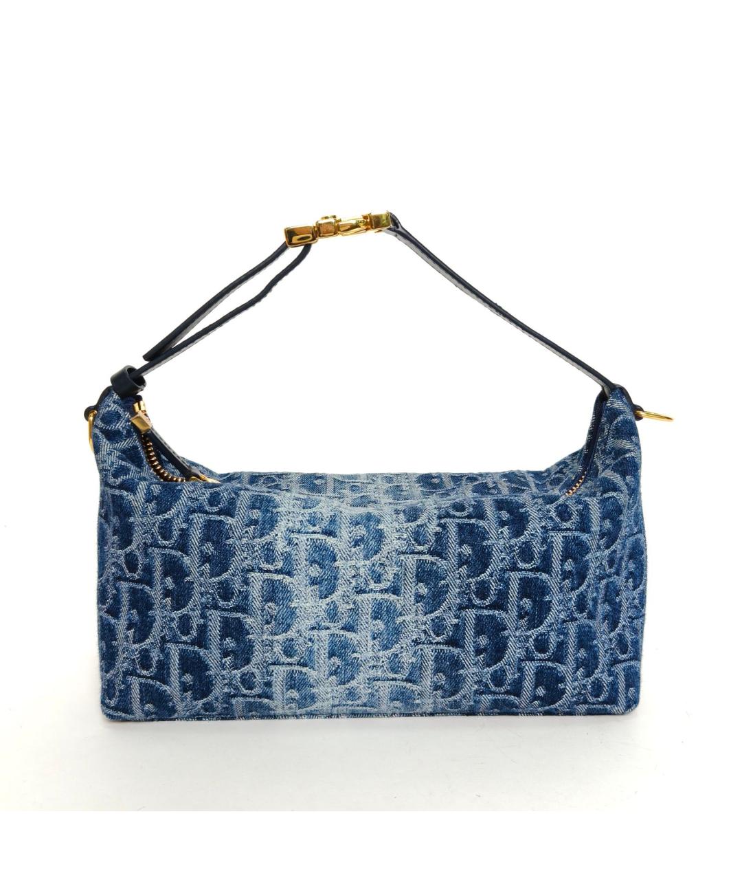 CHRISTIAN DIOR Синяя сумка через плечо, фото 2