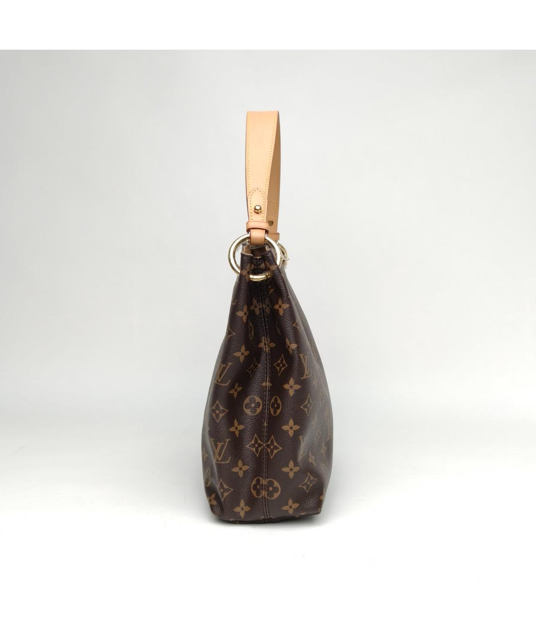 LOUIS VUITTON Коричневая сумка через плечо, фото 3