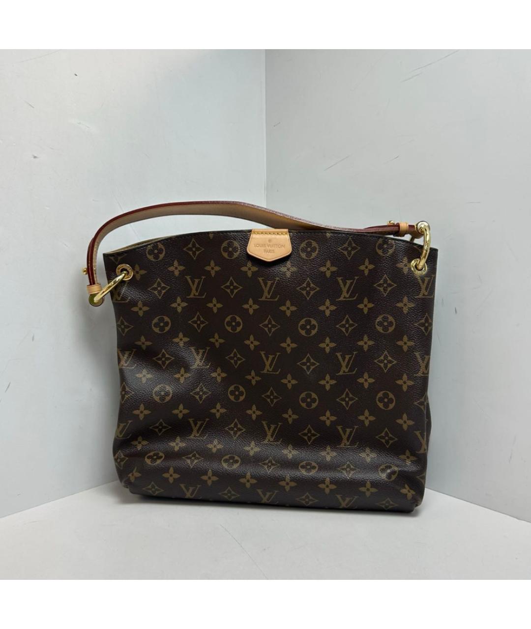 LOUIS VUITTON Коричневая сумка через плечо, фото 8