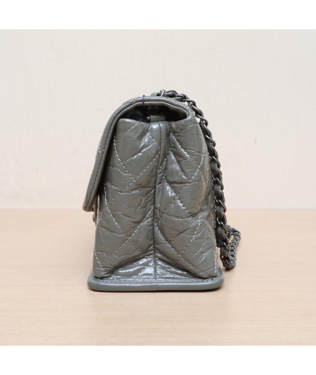 CHANEL Зеленая кожаная сумка через плечо, фото 5