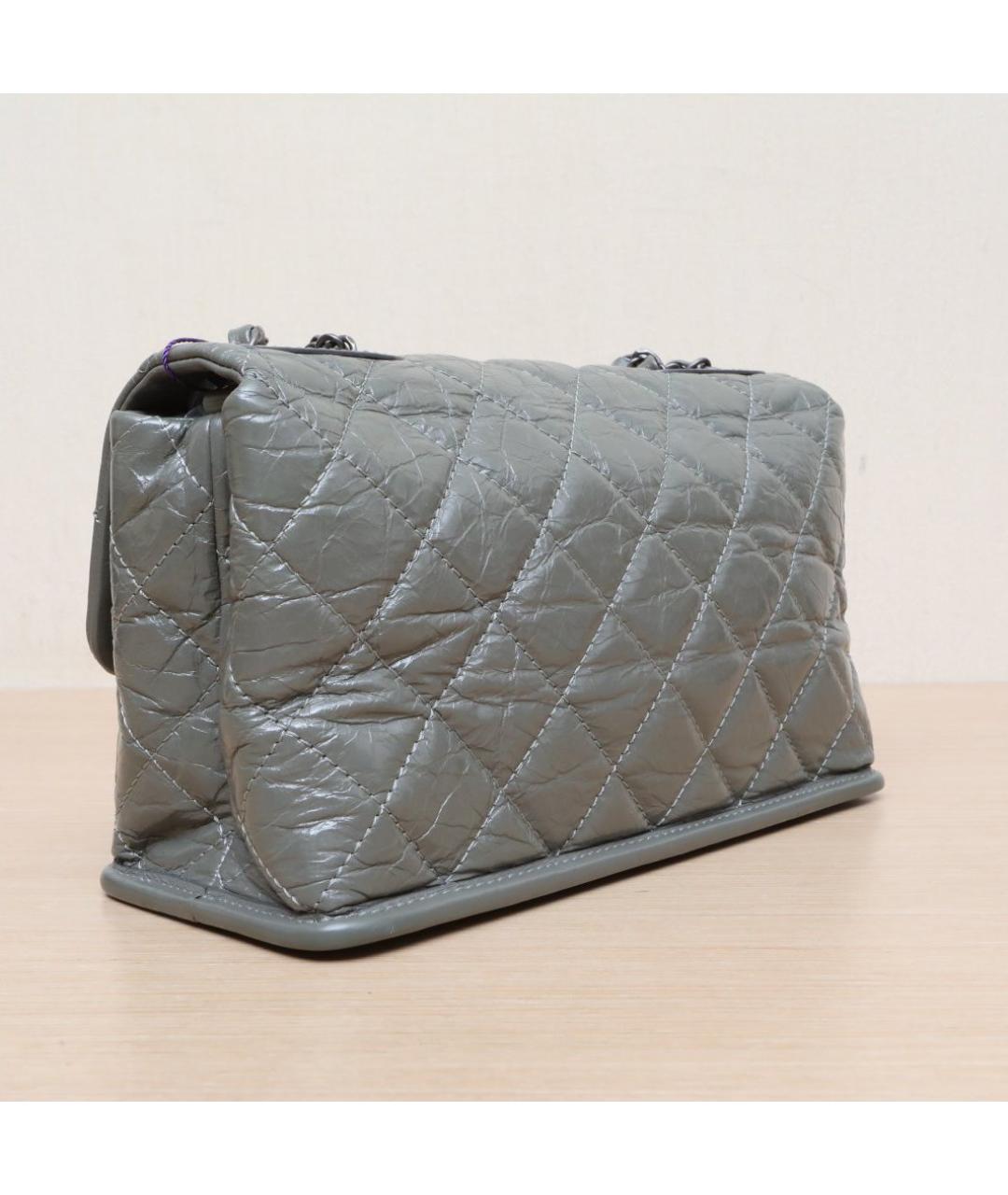 CHANEL Зеленая кожаная сумка через плечо, фото 6