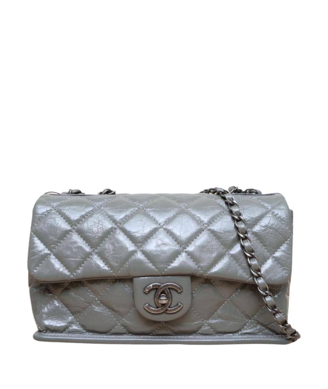 CHANEL Зеленая кожаная сумка через плечо, фото 1