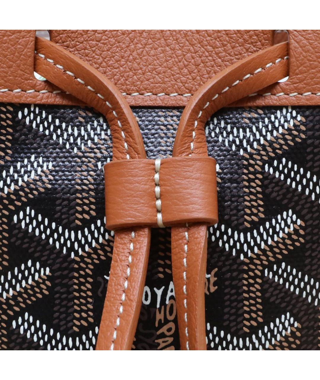 GOYARD Коричневая сумка с короткими ручками, фото 8