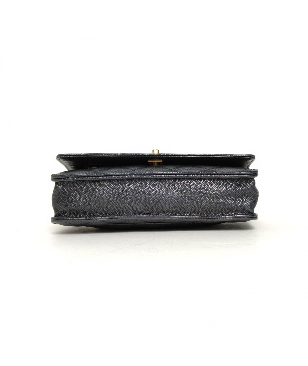 CHANEL Черная кожаная сумка через плечо, фото 2