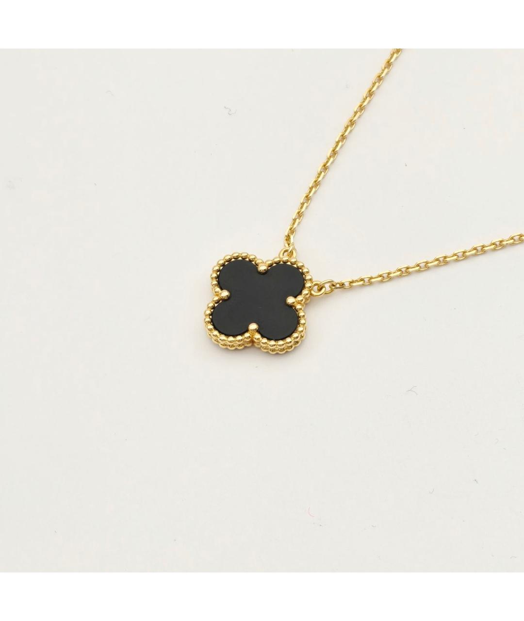 VAN CLEEF & ARPELS Черное колье из желтого золота, фото 4