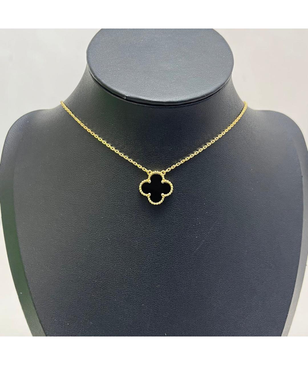 VAN CLEEF & ARPELS Черное колье из желтого золота, фото 7