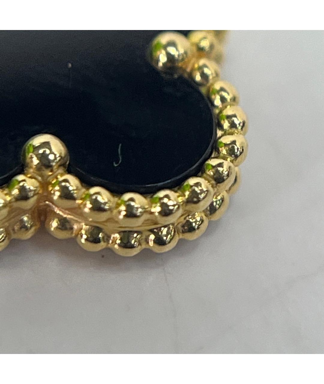 VAN CLEEF & ARPELS Черное колье из желтого золота, фото 9