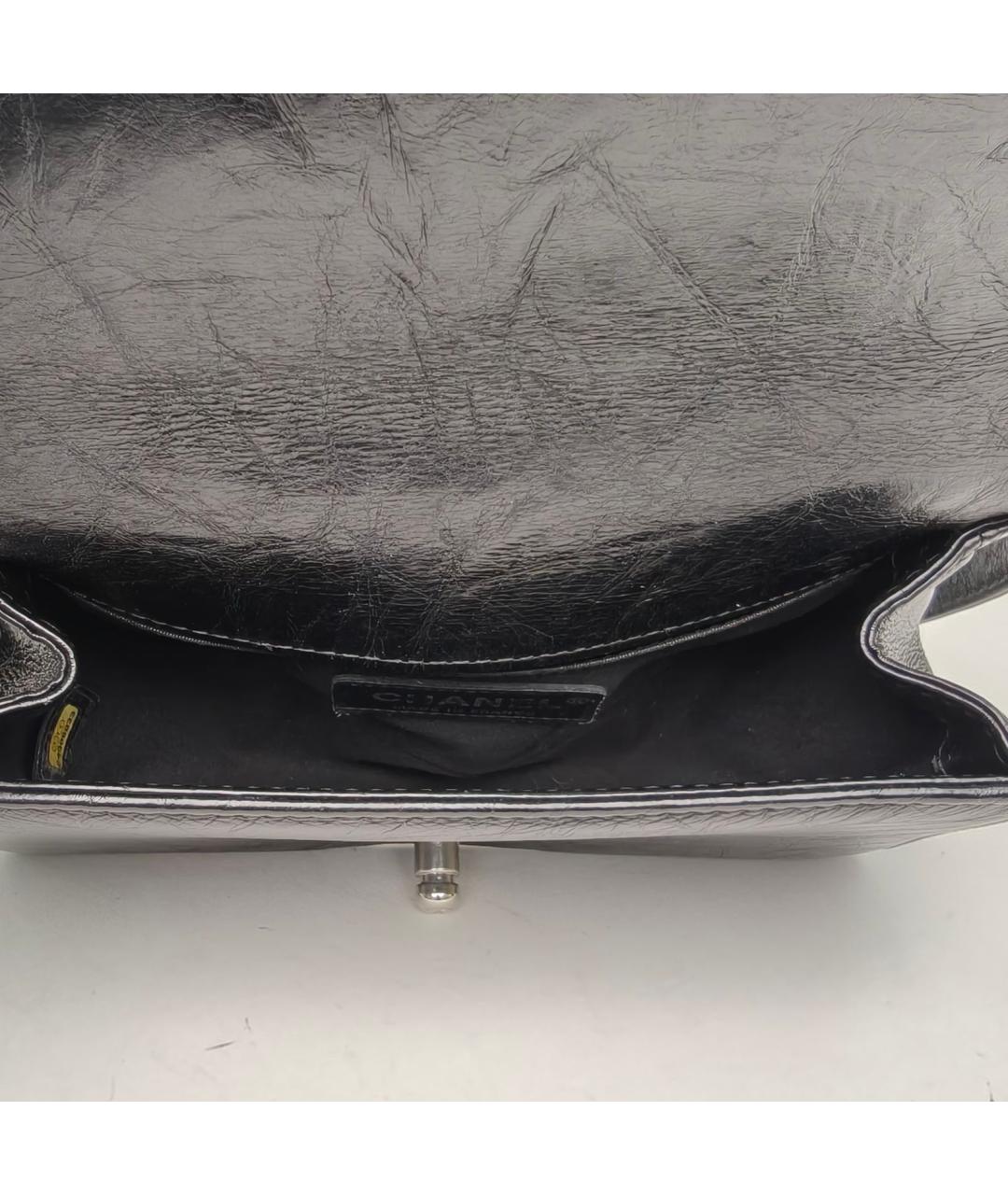 CHANEL Черная кожаная сумка через плечо, фото 4