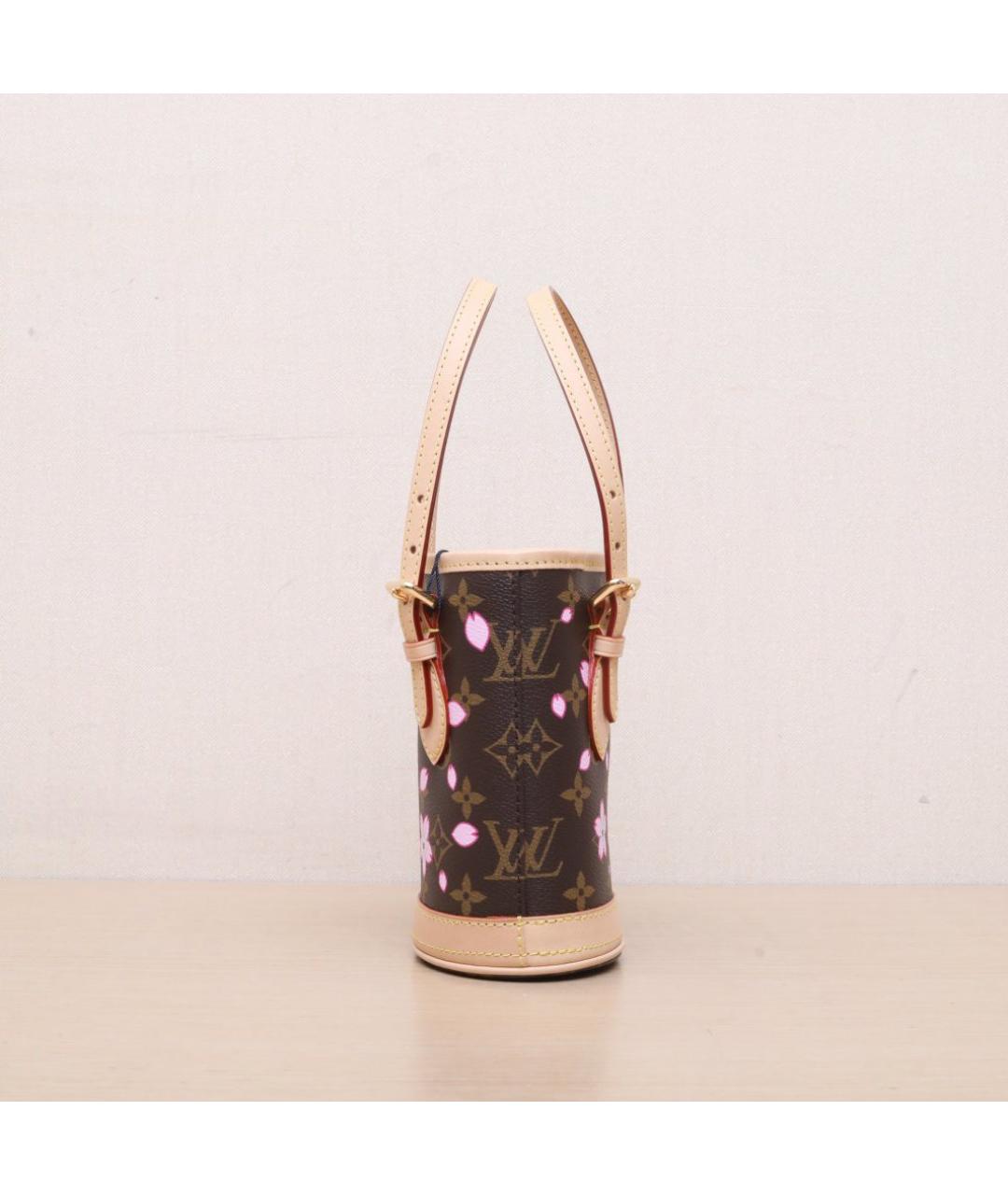 LOUIS VUITTON Коричневая сумка с короткими ручками, фото 5