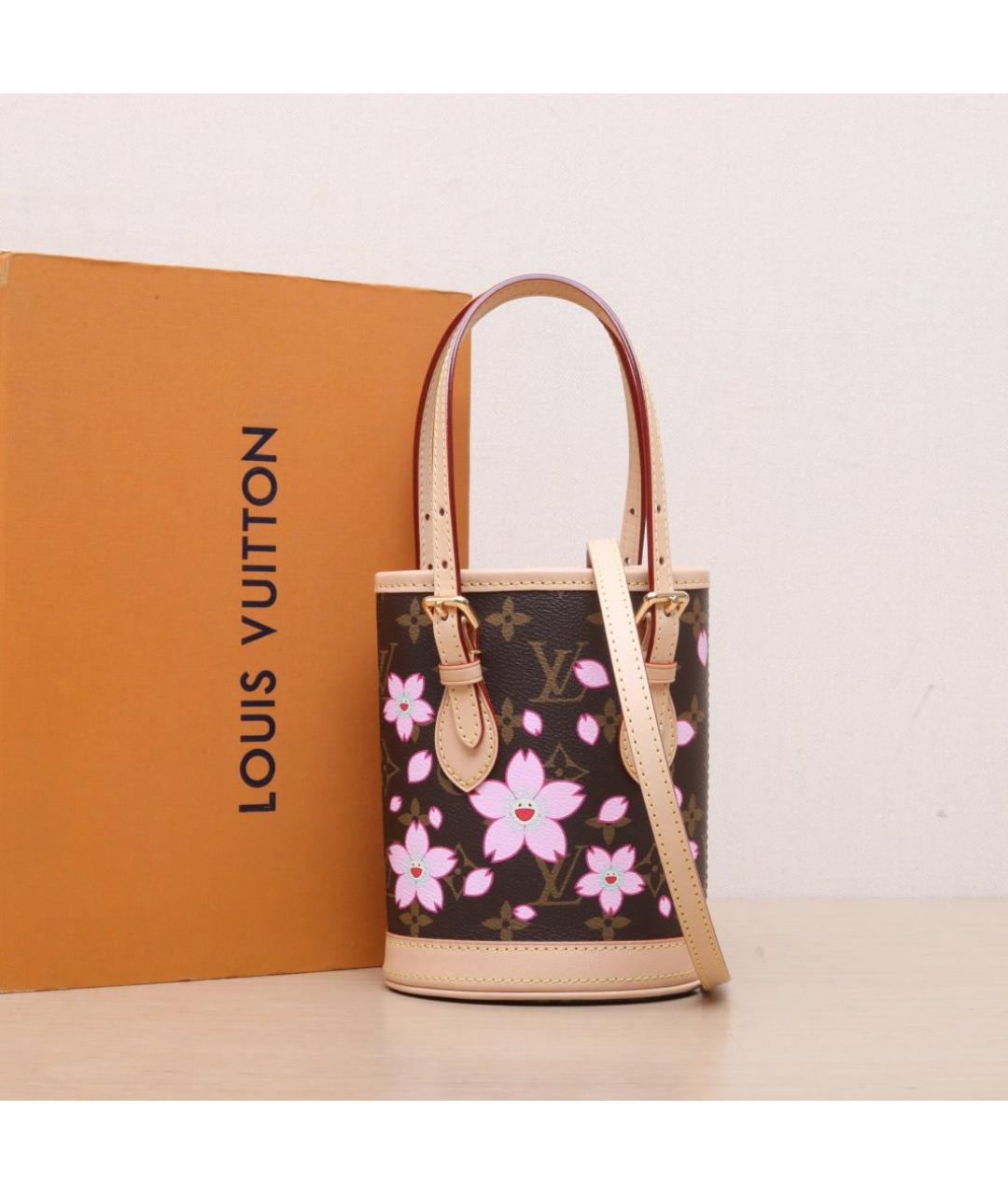 LOUIS VUITTON Коричневая сумка с короткими ручками, фото 2