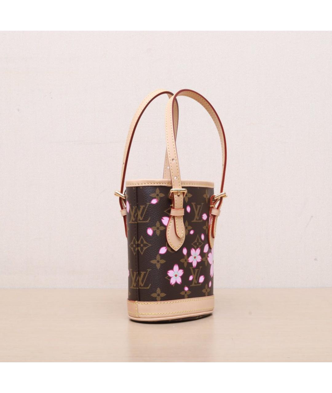 LOUIS VUITTON Коричневая сумка с короткими ручками, фото 6