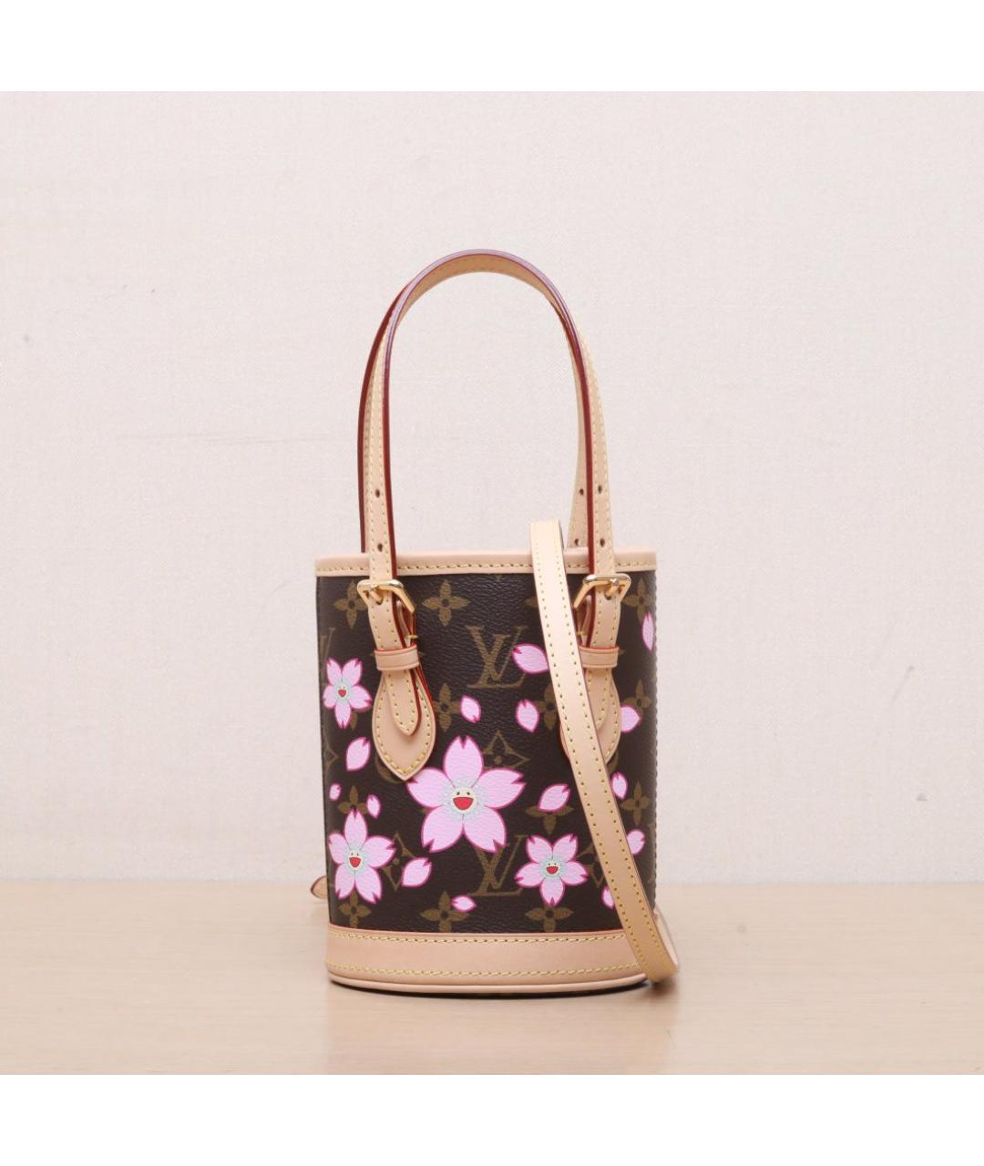 LOUIS VUITTON Коричневая сумка с короткими ручками, фото 3