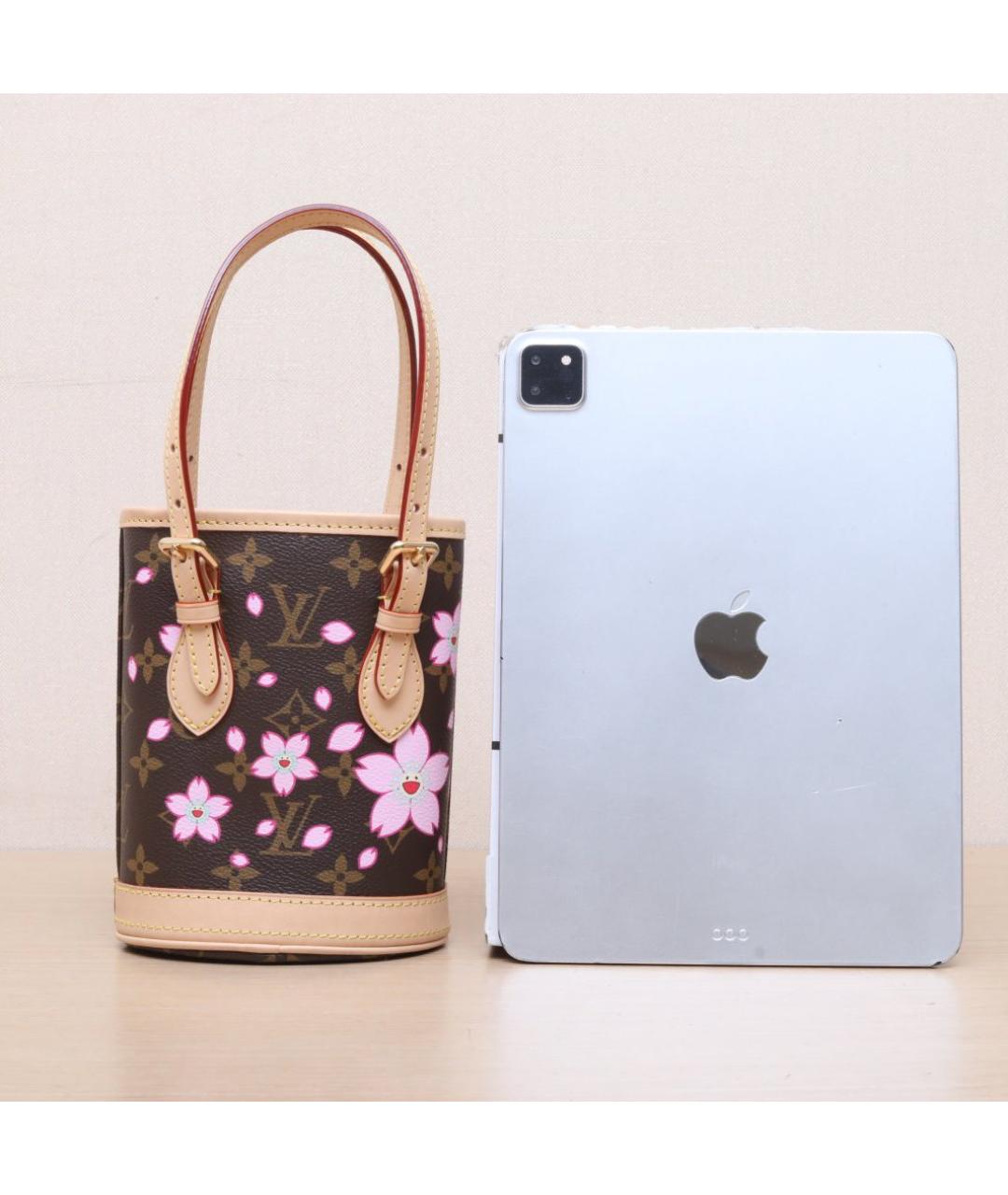 LOUIS VUITTON Коричневая сумка с короткими ручками, фото 7