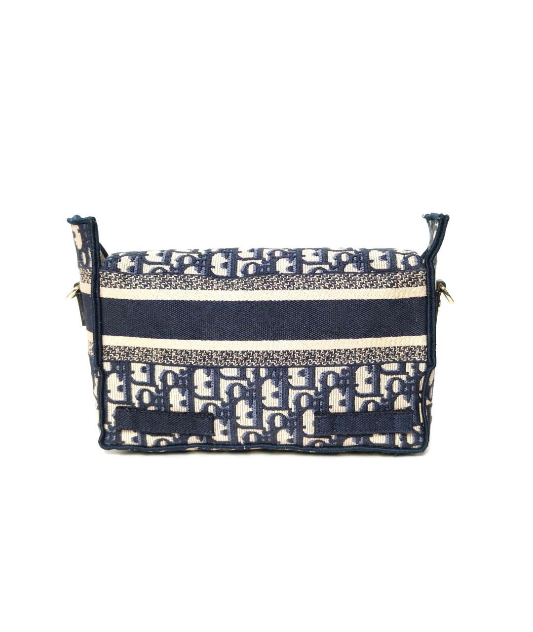 CHRISTIAN DIOR Темно-синяя сумка через плечо, фото 4