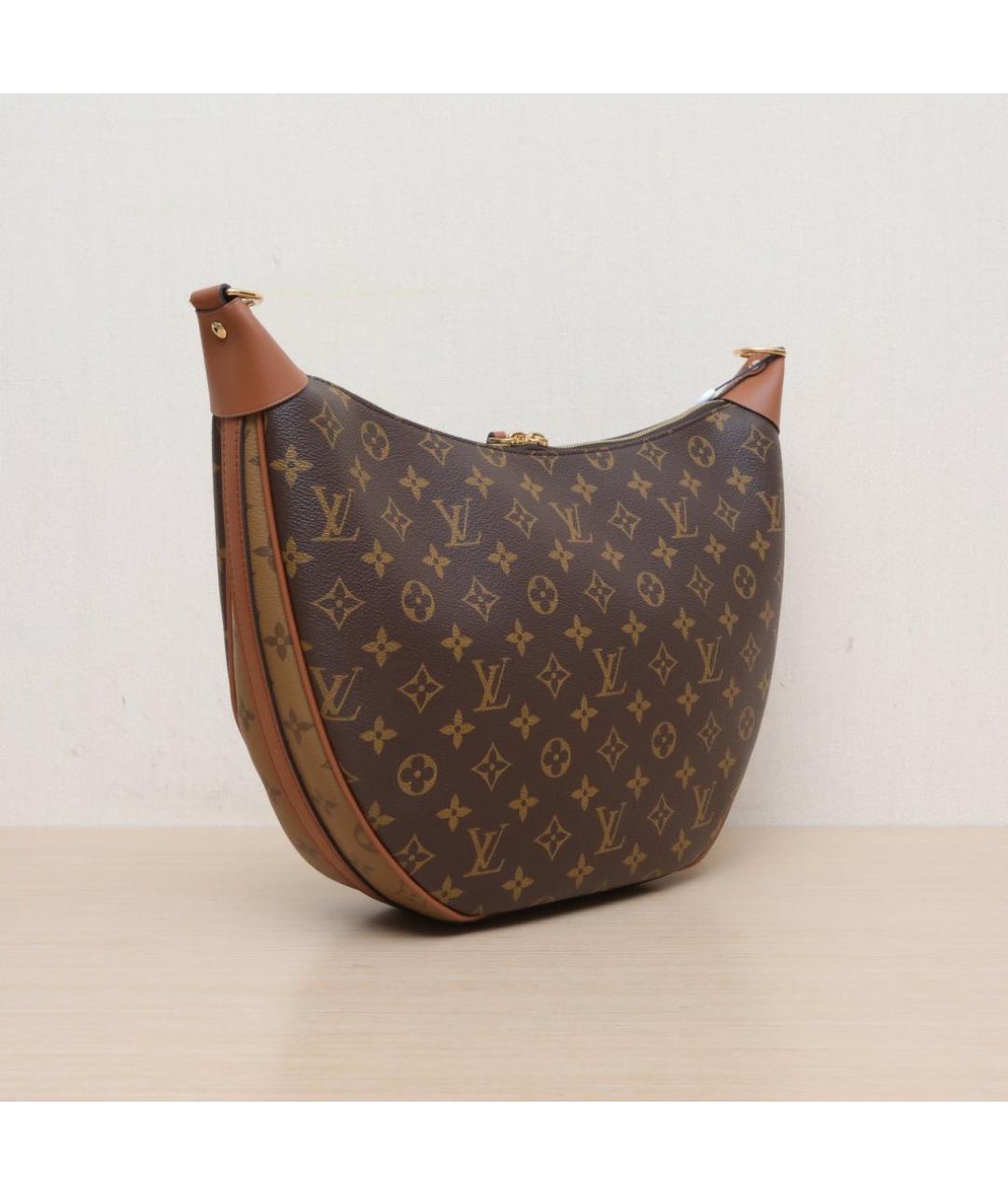 LOUIS VUITTON Коричневая сумка через плечо, фото 6