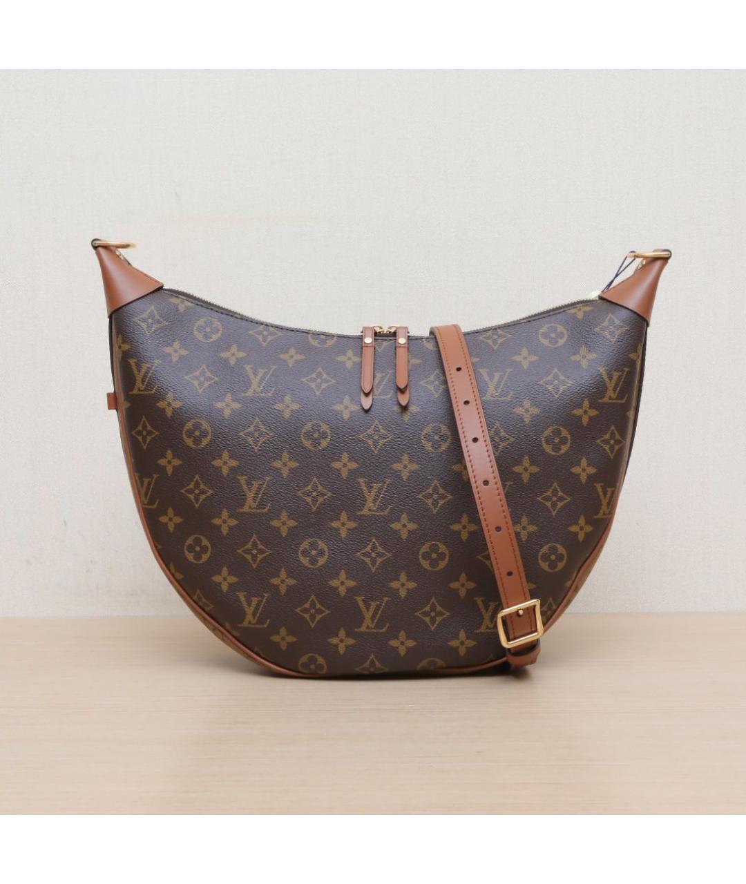 LOUIS VUITTON Коричневая сумка через плечо, фото 3
