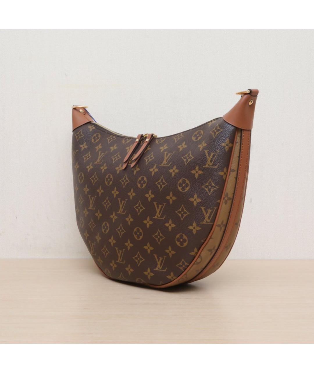 LOUIS VUITTON Коричневая сумка через плечо, фото 4