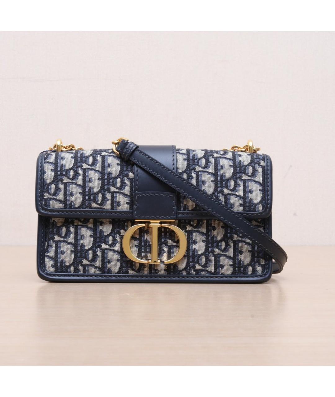 CHRISTIAN DIOR Темно-синяя сумка через плечо, фото 2